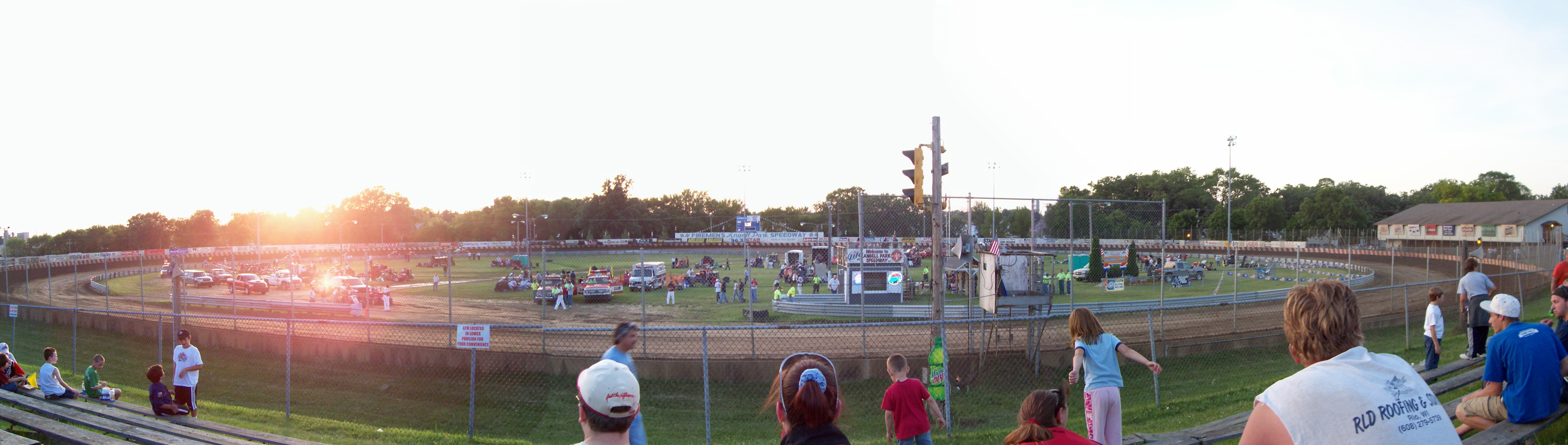 Panoramic view of Angell Park Speedway